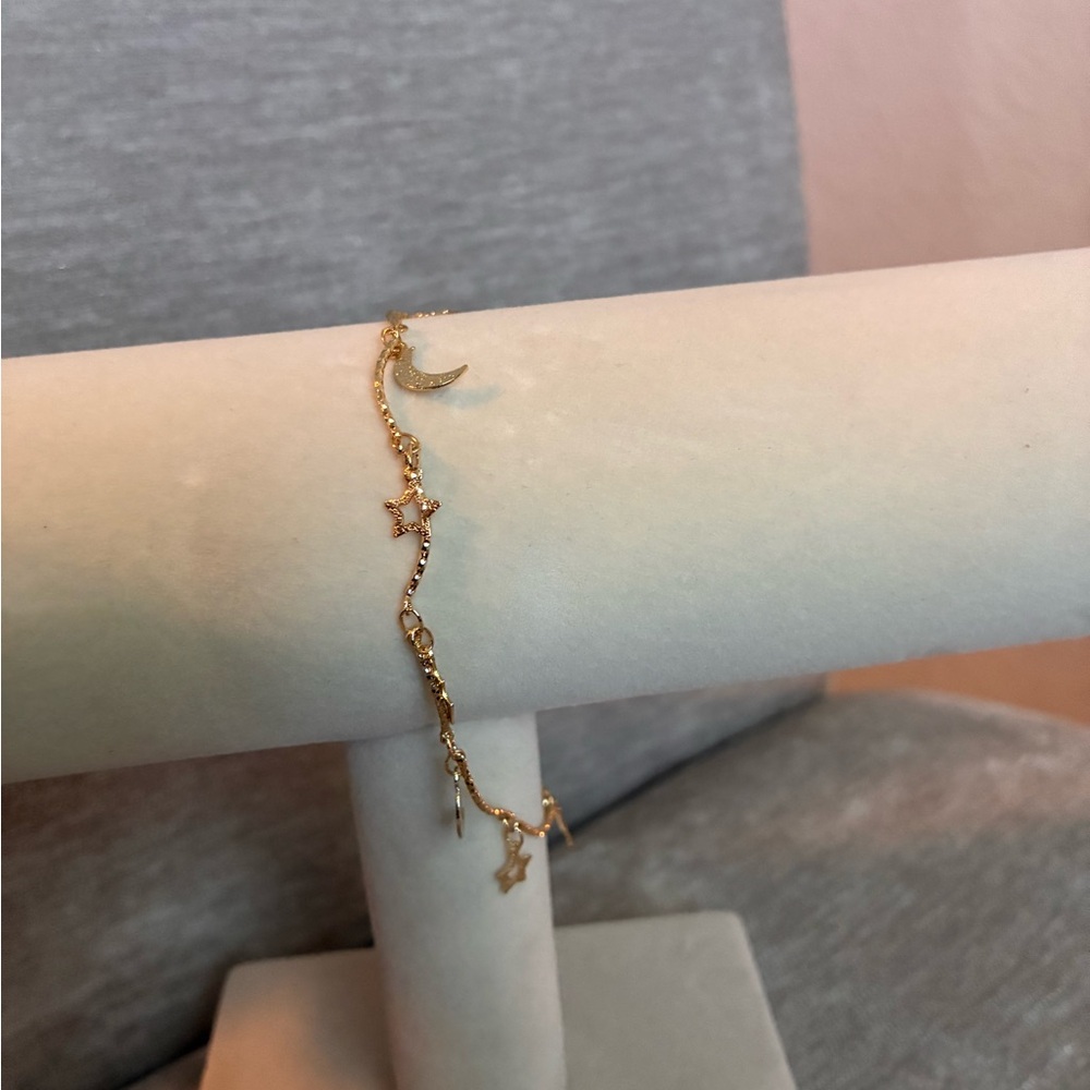 18k gold plated anklet